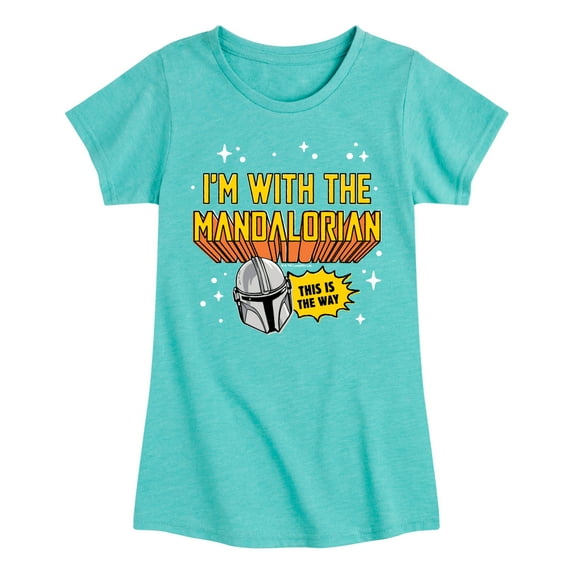 The Mandalorian - Im With Mando - Youth Girls Short Sleeve T-Shirt