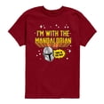 thumbnail image 1 of The Mandalorian - Im With Mando - Youth Short Sleeve Graphic T-Shirt, 1 of 3