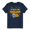 thumbnail image 1 of The Mandalorian - Im With Mando - Youth Short Sleeve Graphic T-Shirt, 1 of 4