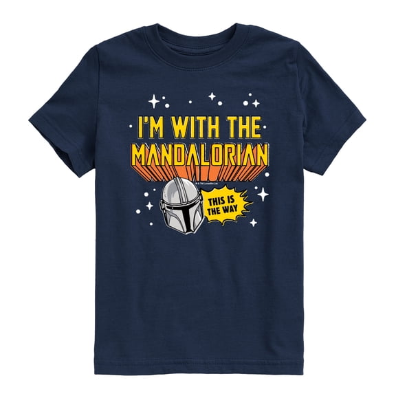 The Mandalorian - Im With Mando - Youth Short Sleeve Graphic T-Shirt