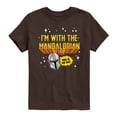 thumbnail image 1 of The Mandalorian - Im With Mando - Youth Short Sleeve Graphic T-Shirt, 1 of 3