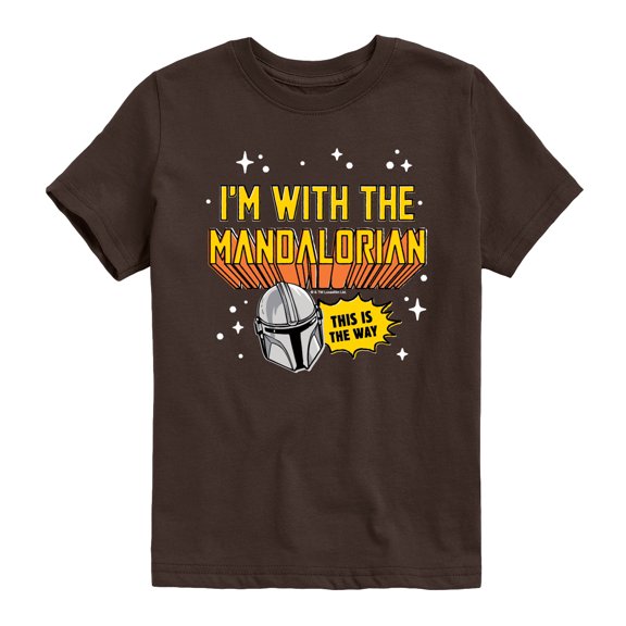 The Mandalorian - Im With Mando - Youth Short Sleeve Graphic T-Shirt