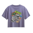 thumbnail image 1 of Star Wars - Mando Grogu Stickers - Youth Girls Boxy T-Shirt, 1 of 4