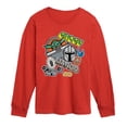thumbnail image 1 of Star Wars - Mando Grogu Stickers - Youth Boys Long Sleeve Graphic T-Shirt, 1 of 5
