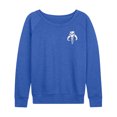 thumbnail image 1 of The Mandalorian - Mando Icon - Women's French Terry Long Sleeve Pullover, 1 of 3