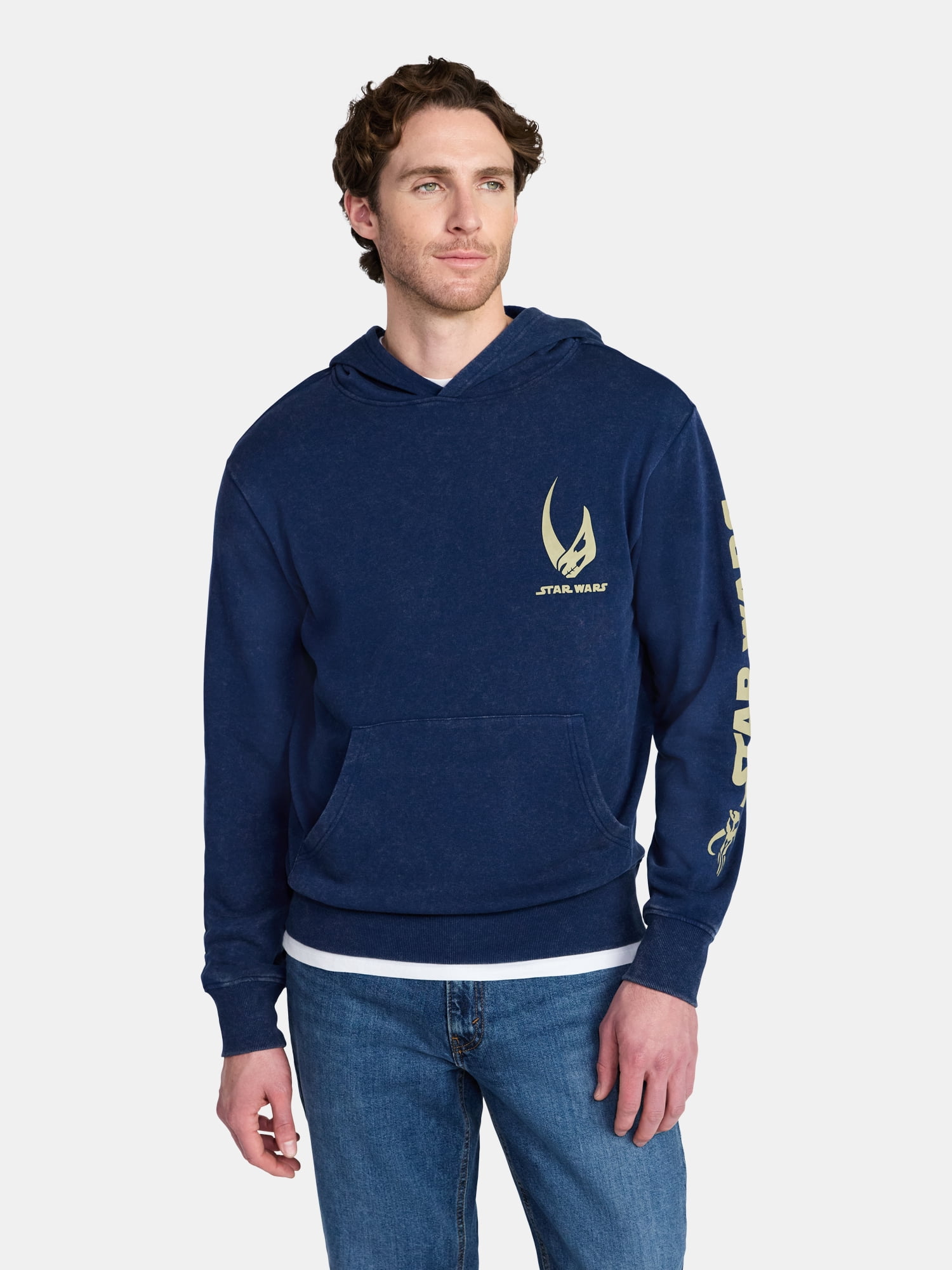 The Mandalorian Men's and Big Men's Graphic Hoodie, Sizes S-3XL