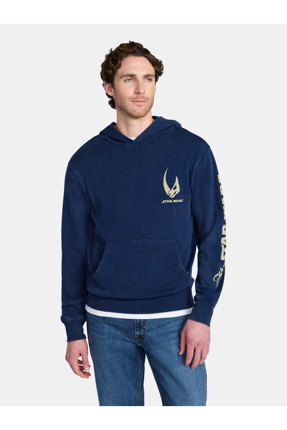 The Mandalorian Men's and Big Men's Graphic Hoodie, Sizes S-3XL