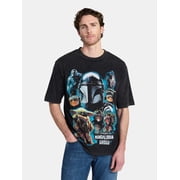 The Mandalorian Men's and Big Men's Collage Cover Graphic Tee with Short Sleeves, Sizes S-3XL