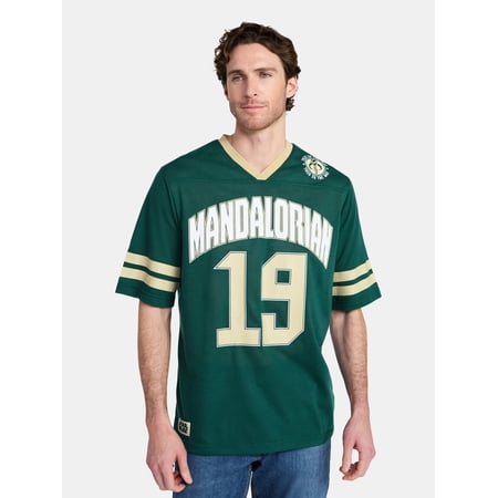 Star Wars The Mandalorian Men's and Big Men's Jersey with Short Sleeves, Sizes S-3XL