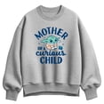 thumbnail image 1 of Star Wars - Mother Of Curious Child - Women's Oversized Fleece Crew Sweatshirt, 1 of 3