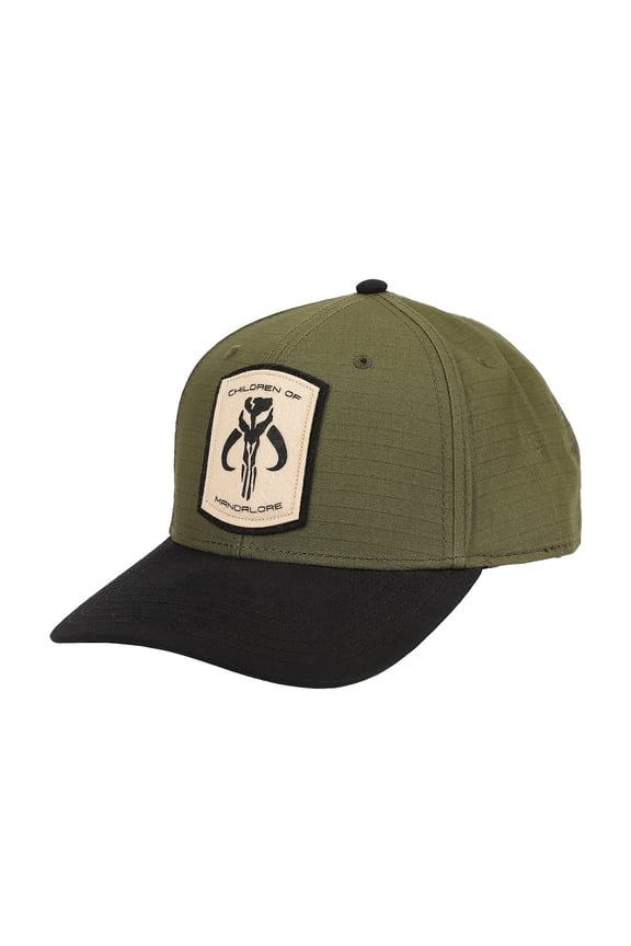 The Mandalorian Sublimated Crest Adult Olive Green Trucker Hat