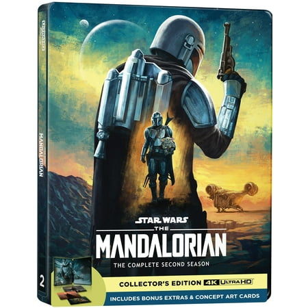 The Mandalorian: The Complete Second Season (Steelbook) 4K Ultra HD, Disney Action, Adventure