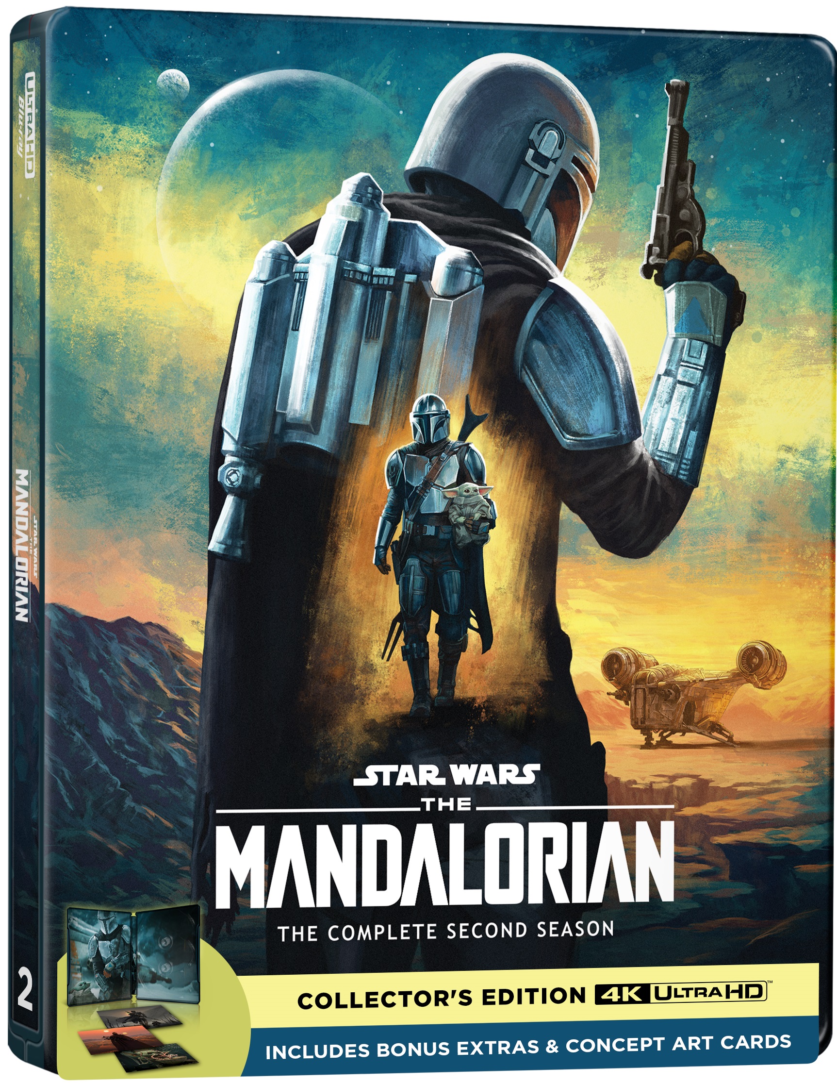 The Mandalorian: The Complete Second Season (Steelbook) 4K Ultra HD - image 1 of 3