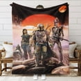 thumbnail image 1 of The Mandalorian Throw Blanket Gifts for Fans Lover Girls Boys Women Present Hoodie Him Bed 30"x40", 1 of 6
