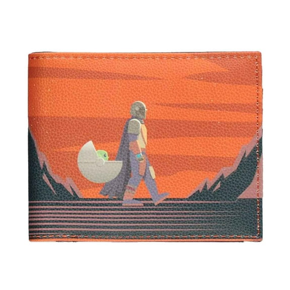 The Mandalorian Wallet Bounty Hunter Logo new Official Bifold