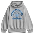thumbnail image 1 of Star Wars - Where Mom Goes Snacks - Women's Oversized Fleece Hoodie Sweatshirt, 1 of 3