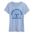 thumbnail image 1 of Star Wars - Where Mom Goes Snacks - Women's Short Sleeve Graphic T-Shirt, 1 of 3