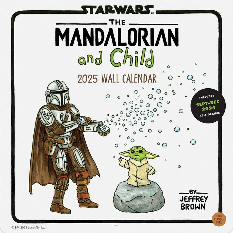 The Mandalorian and Child 2025 Wall Calendar (Calendar)
