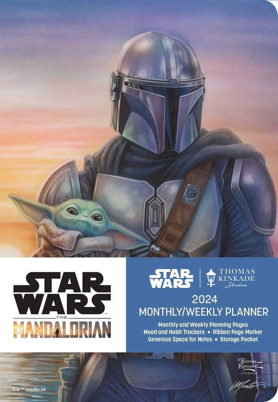 The Mandalorian by Thomas Kinkade Studios 12Month 2024 Monthly/Weekly