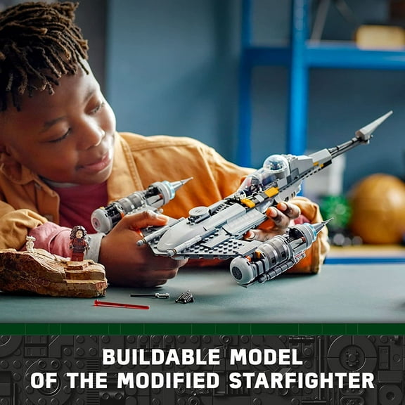 The Mandalorian's N-1 Starfighter 75325 Building Set -   & Droid Figures, Kids Ages 9+