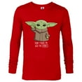thumbnail image 1 of The Mandalorian the Child Don't Make Me Use The Force - Long Sleeve T-Shirt for Men - Customized-New Red, 1 of 5