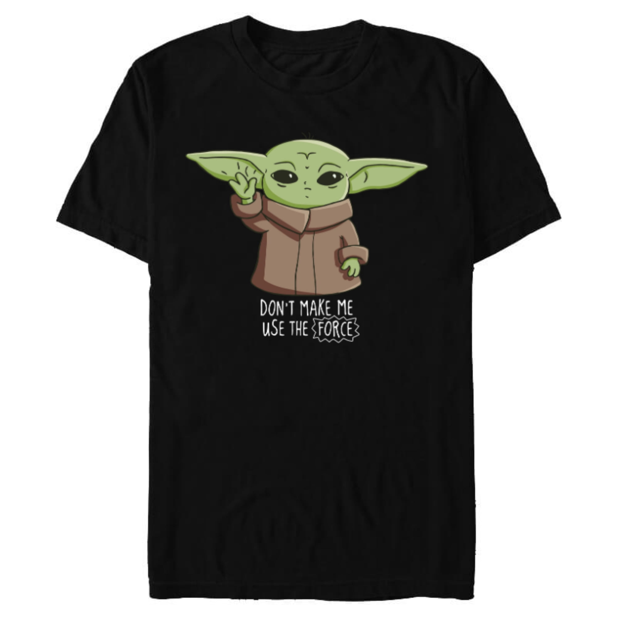Maglietta Star Wars Uomo Maglietta Ufficiale The Mandalorian - The Child Don't Make Me Use The Force - Cotone E Poliestere - Unisex Don't Make Me Use The Force - 3