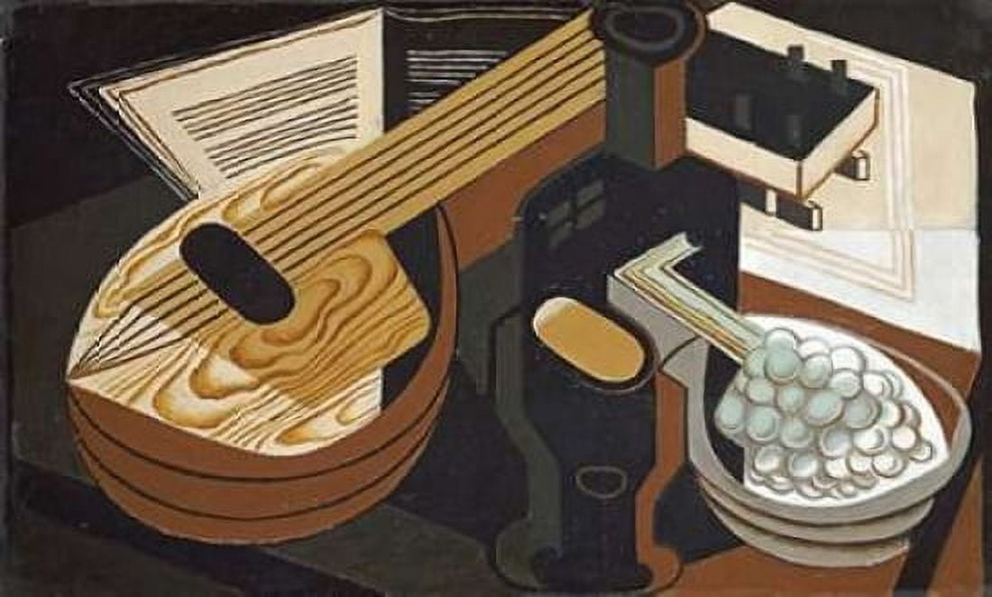 The Mandolin Canvas Art - Juan Gris (12 x 18)