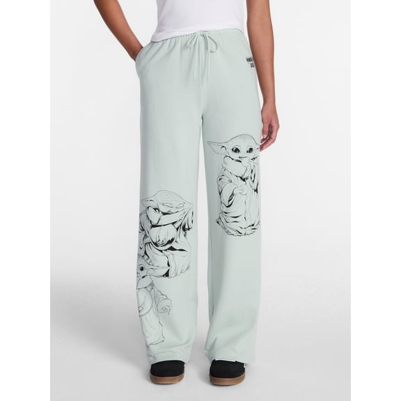 The Mandalorian Grogu Women's Graphic Jogger Pants, Sizes XXS-XXL