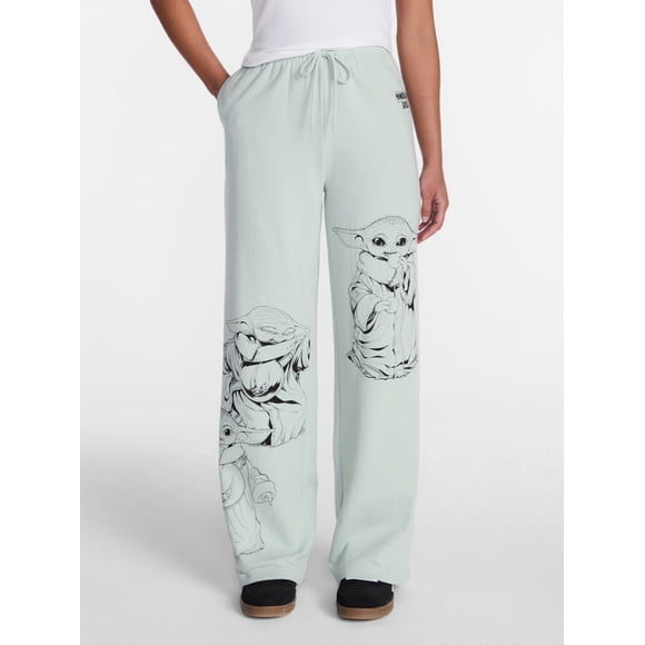 The Mandalorian Grogu Women's Graphic Jogger Pants, Sizes XXS-XXL