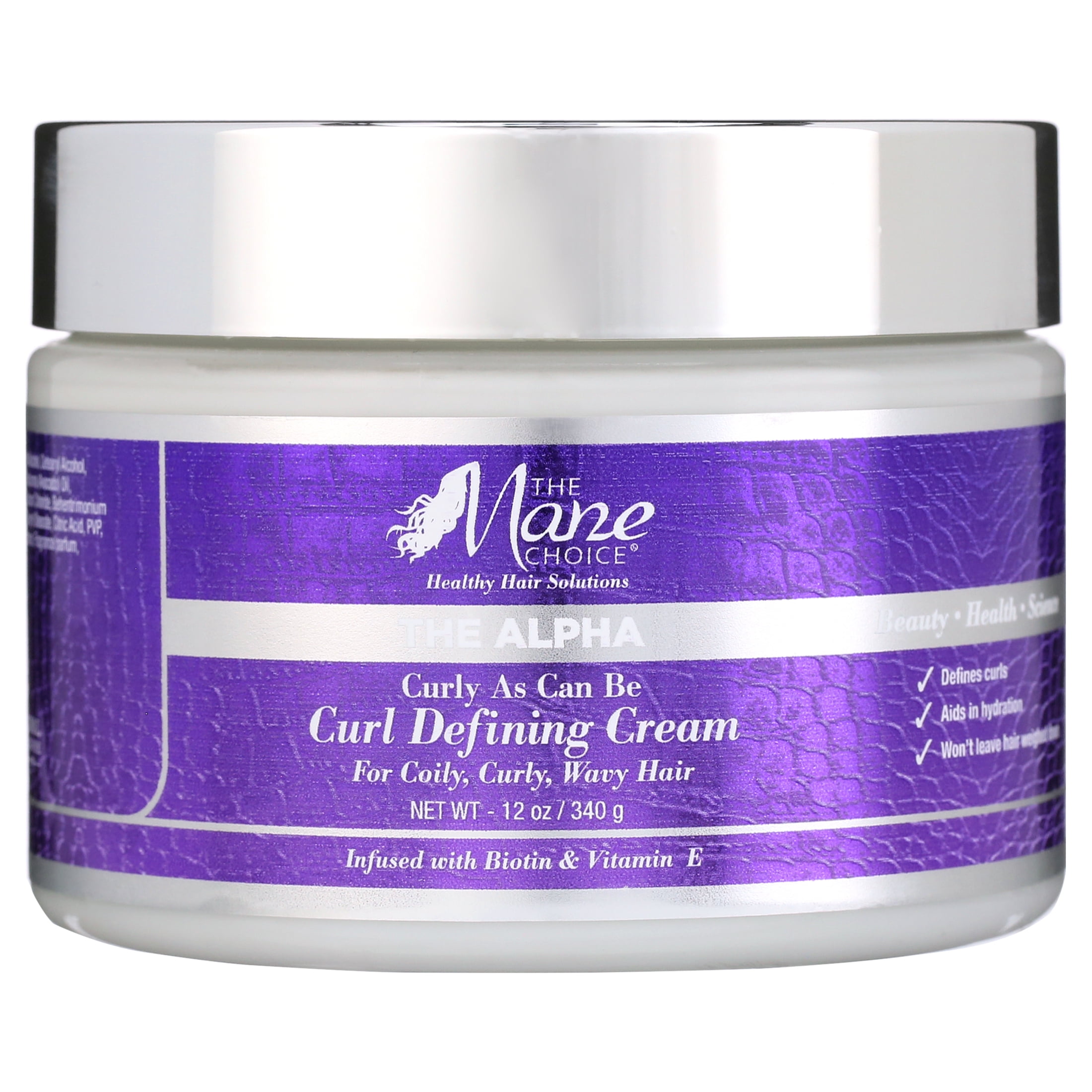 The Mane Choice Curly as Can Be Curl Defining Cream, 12 oz