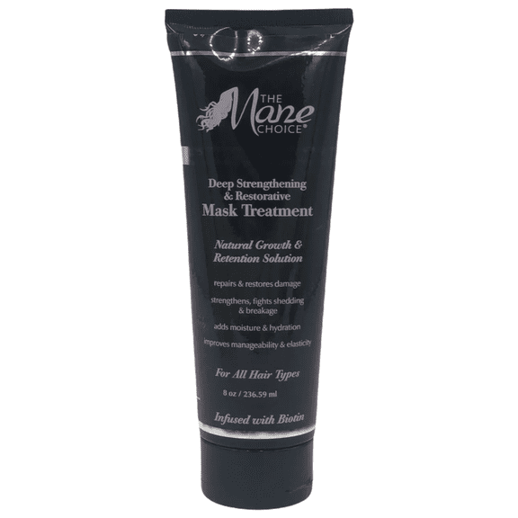 The Mane Choice Mask Treatment Green Tea & Carrot 8 oz Repair & Restores Damage Biotin