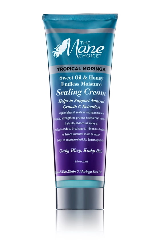 Tropical Moringa Sweet Endless Moisture Sealing Cream 8 oz, Curly Hair, Frizz Control