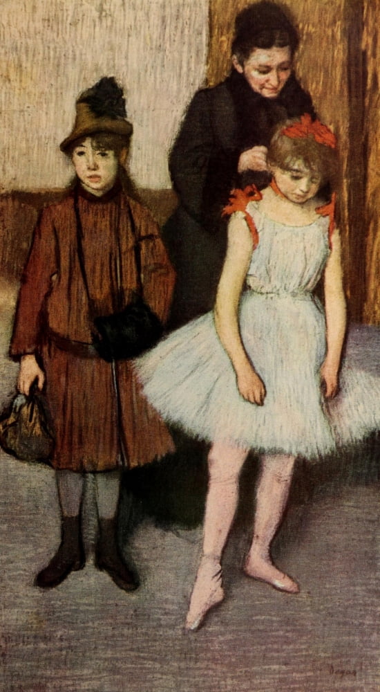 The Mante family c1889 Canvas Art - Edgar Degas (18 x 24)