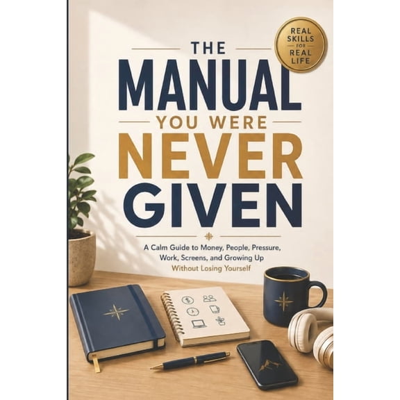 The Manual You Were Never Given: A Calm Guide to Money, People, Pressure, Work, Screens, and Growing Up Without Losing Y, (Paperback)