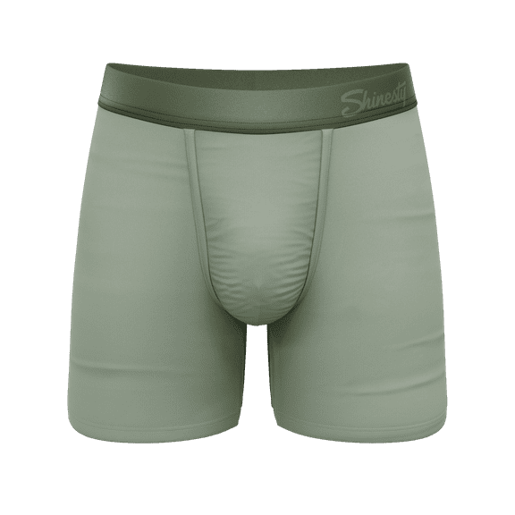 The Manzanilla - Shinesty Olive Green Ball Hammock Pouch Underwear 2X