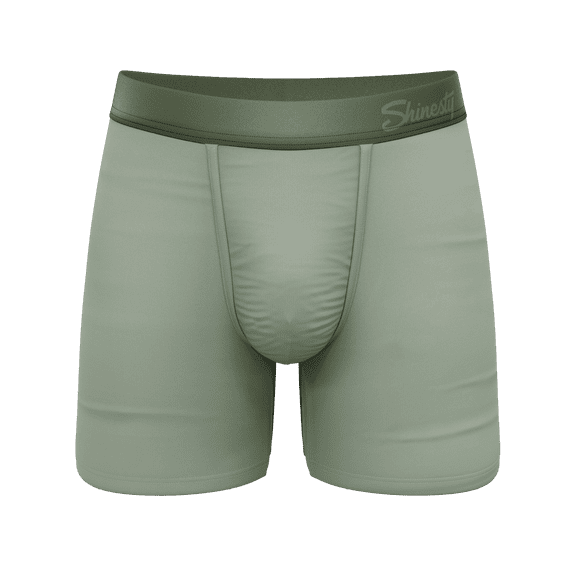 The Manzanilla - Shinesty Olive Green Ball Hammock Pouch Underwear 4X