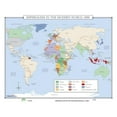 thumbnail image 1 of The Map Shop KA-HIST-159-lam-rails-walnut No.159 Imperialism in the Modern World, 1900 Map, Laminated with Rails - Walnut Molding - 46 x 37.5 in., 1 of 1