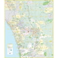 thumbnail image 1 of The Map Shop KA-C-CA-SANDIEGONORTH-paper Northern San Diego County Wall Map, Paper - 57 x 68 in., 1 of 1