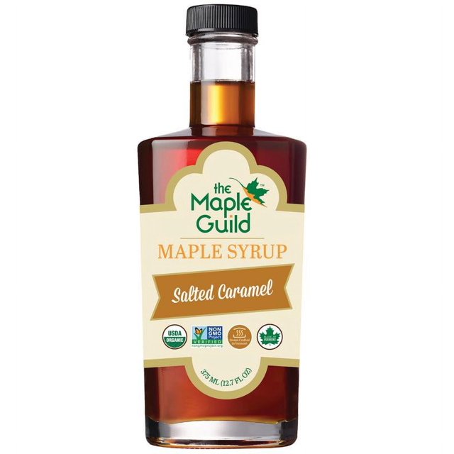 The Maple Guild, Salted Caramel Organic Maple Syrup, 375 ml