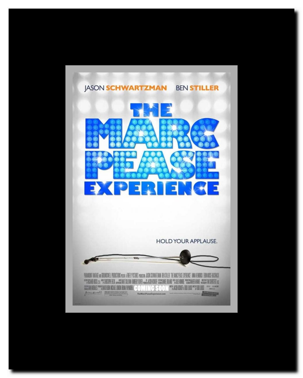 The Marc Pease Experience Framed Movie Poster