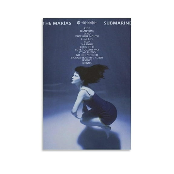 The Marias Submarine 1 Canvas Poster Bedroom Decoration Landscape Office Valentine's Birthday Gift Unframed 12x18inch(30x45cm)