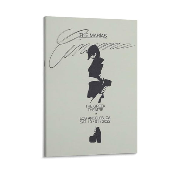 The Marias to Headline The Greek Theatre Canvas Poster Bedroom Decoration Landscape Office Valentine's Birthday Gift