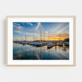 thumbnail image 1 of The Marina - Baltimore Maryland Photography Harbor Sunset Boat Coastal Scenic Oak Framed Wall Art Print 20 x 30 inches, 1 of 6