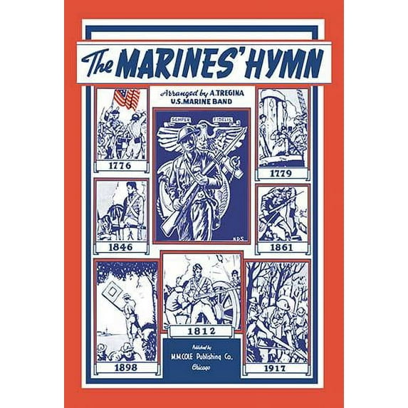 The Marines' Hymn #1-Fine Art Canvas Print (20" x 30")