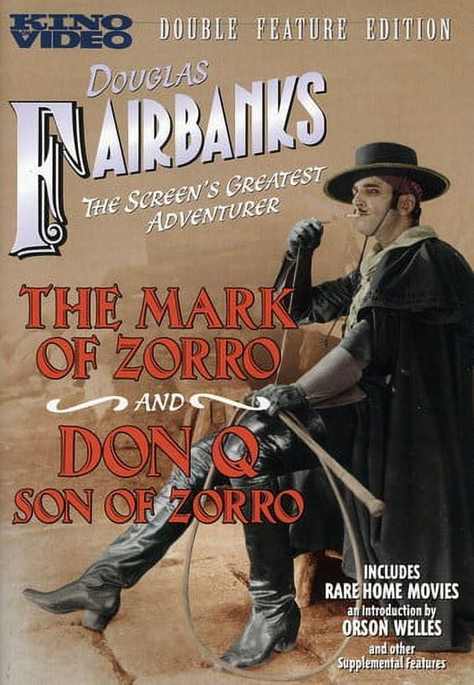 The Mark of Zorro / Don Q, Son of Zorro (DVD), Kino Lorber, Action & Adventure