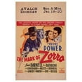 thumbnail image 1 of The Mark of Zorro Movie Poster (11 x 17), 1 of 1