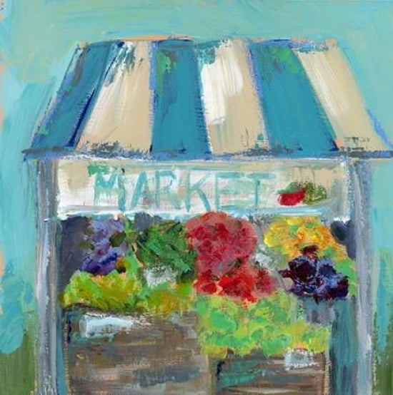 The Market Canvas Art - Pamela J Wingard (24 x 24)