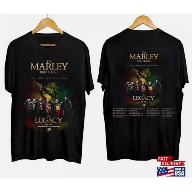 The Marley Brothers 2024 Tour Shirt Legacy Fan Unisex