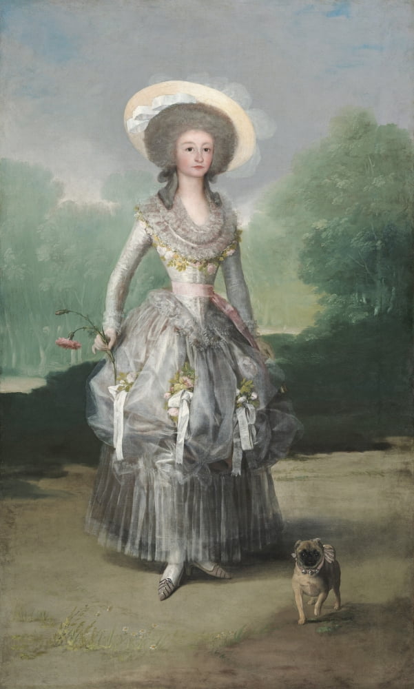 The Marquesa De Pontejos Canvas Art - (18 x 24)
