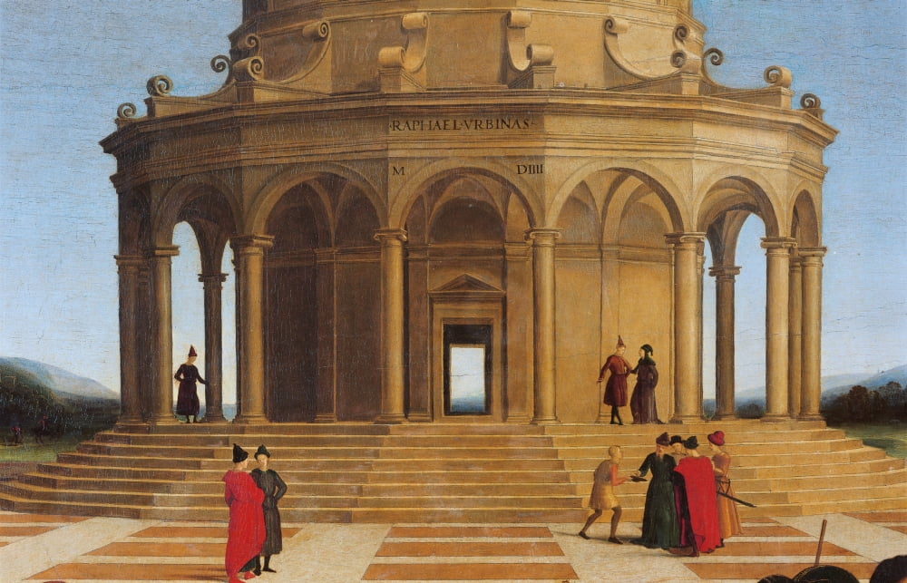 The Marriage Of The Virgin Canvas Art - (24 x 18)
